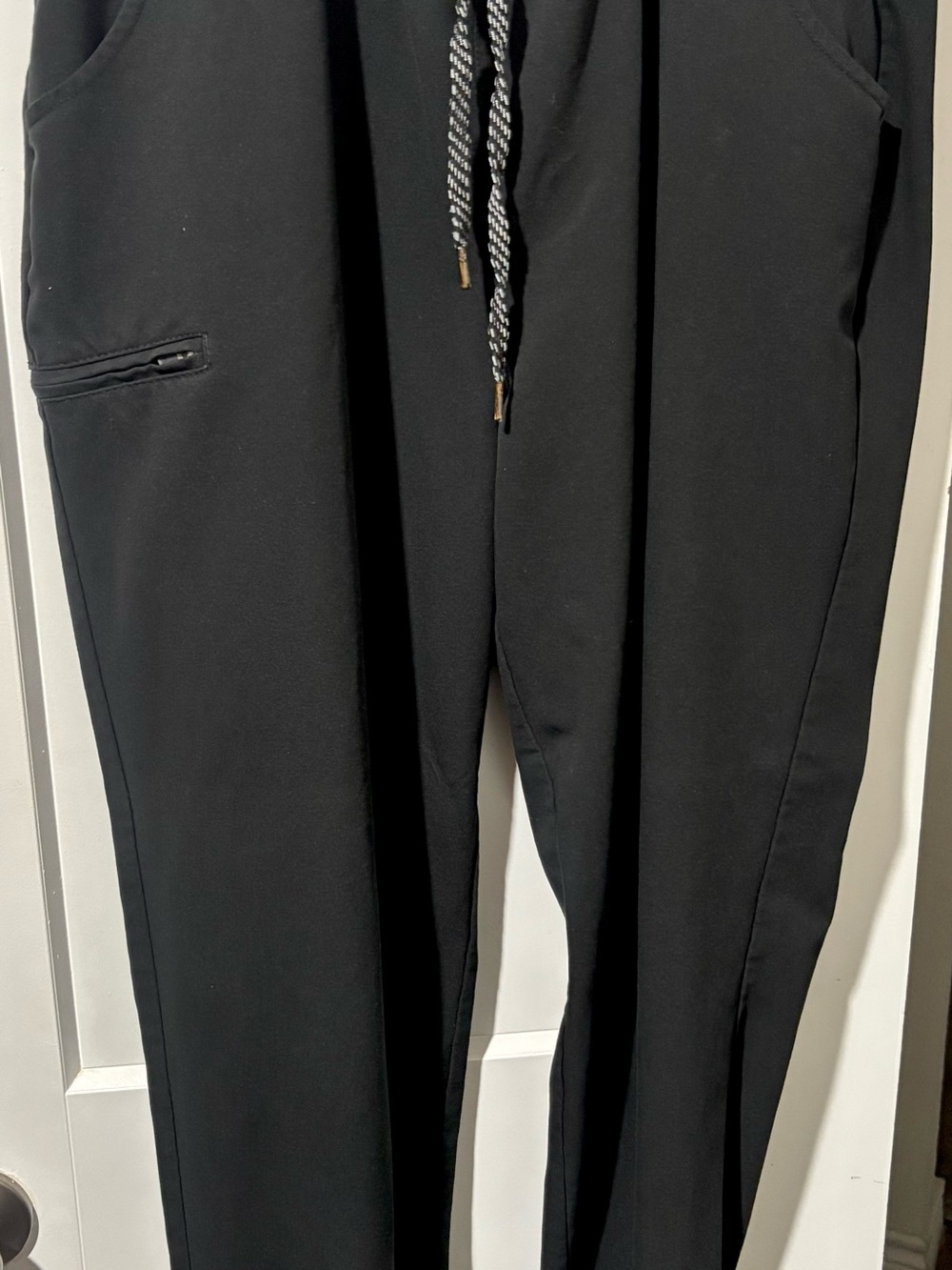 Jaanuu Black Women's Jogger Sweatpants with Contrast Drawcord